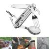 Multifunctional Folding Tableware for Camping & Survival
