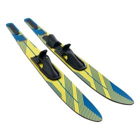 67" Water Skis, Adult Water Ski with X-9 Adjustable Horseshoe Bindings & Padded Rear Toe Plate