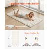 Japanese Tatami Mat, Twin Size Foldable Japanese Tatami Mattress, Futon Mattress with Storage Bag & Fastener, 9-Layer Floor Mat for Sleeping