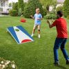 1PC Portable Cornhole Board with Foldable Legs and Side Handle