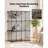 Cat Cage 3-Tier 28"x13.98"x40.98" DIY Cat Playpen Indoor Enclosure, Detachable Metal Wire Kennel Crate, Large Exercise Place Ideal for 1-2 Cats