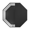 Dog Playpen, 8 Panels Foldable Metal Dog Exercise Pen with Top Cover and Bottom Pad, 24" H Pet Fence Puppy Crate Kennel