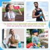 36 Pack 12 oz Kids Plastic Water Bottles Reusable Plastic Sports Water Bottles Wide Mouth Leak Proof Lightweight for Boys Girls Child Toddler to Schoo