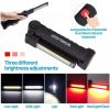 2PCS Magnetic COB LED USB Rechargeable Work Light Portable Flashlight Torch Lamp(Must Provide A Hazardous Materials Shipping Label For Self-pickup By