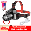 Super Bright LED Headlamp Flashlight USB Rechargeable Headlight Waterproof Lamp(Free shipping via DHL Ground/FedEx Ground; can't ship via USPS self-pi