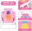 Kids Beach Chair with Umbrella Folding Lawn and Camping Chair with Summer Shade for Beach, Pool, Travel and Outdoor (for 1-5 Years Old)